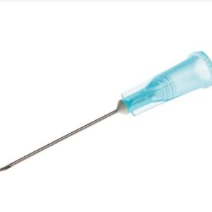 Injectieset BLAUW 10 spuiten met 20 blauwe naalden 0.6mm* 25mm en 10 zakjes alcolholdoekjes